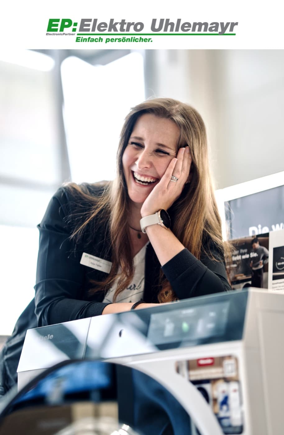 Werbefoto für EP Elektro Uhlemayr – Recruiting